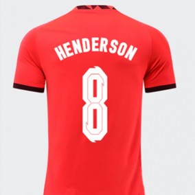 England Jordan Henderson 8 2023/2024 Borta Fotbollströjor Kortärmad